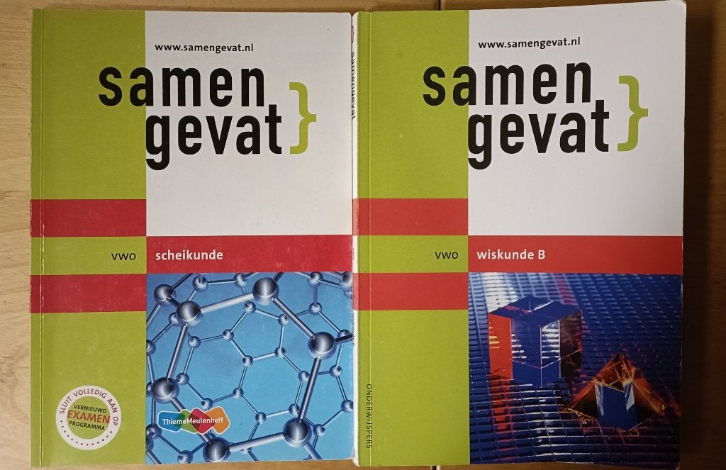 Samengevat Scheikunde en wiskunde B, Boeken, VWO, Scheikunde, Verzenden, ThiemeMeulenhoff