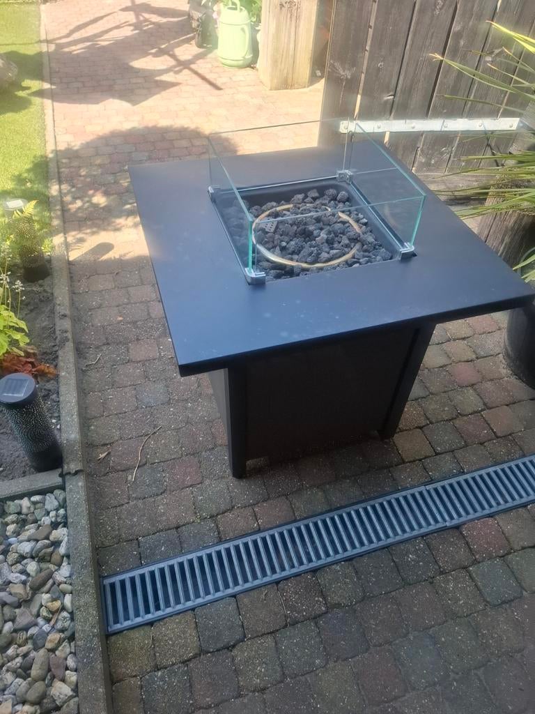 Vuurtafel van Elite met afdekhoes, Tuin en Terras, Vuurtafels, Ophalen