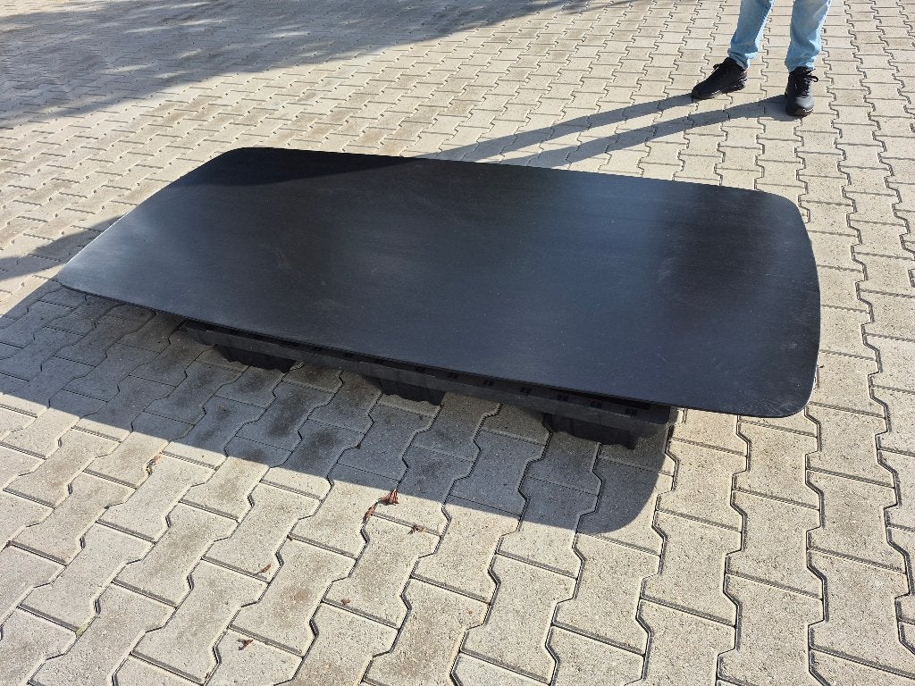 Zwart houten tafelblad, Huis en Inrichting, Ophalen, Nieuw, 50 tot 100 cm, 150 tot 200 cm