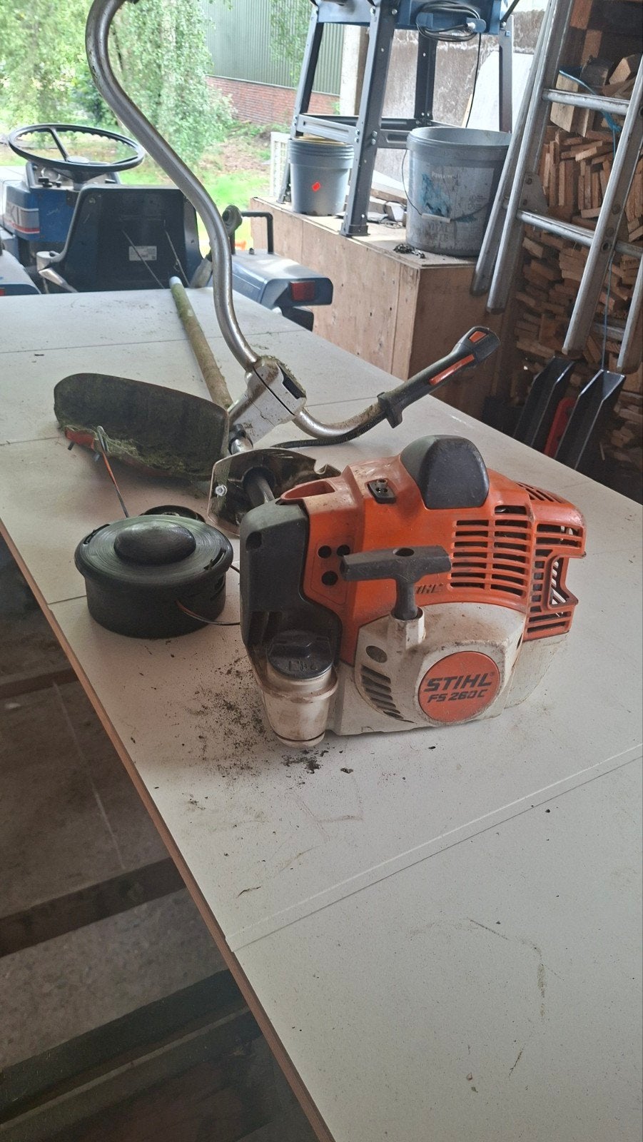 Stihl FS 260 C Bosmaaier - in onderdelen, Ophalen, Gebruikt, Benzine
