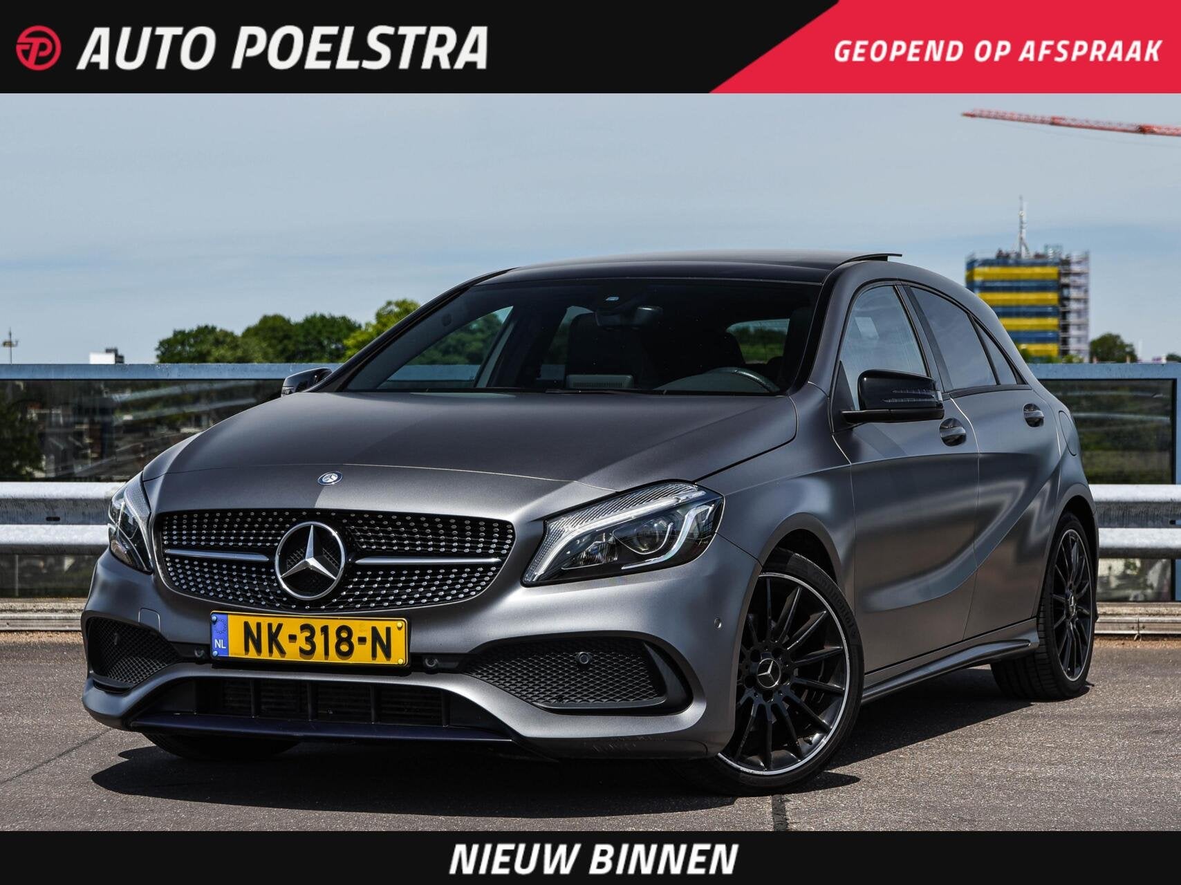 Mercedes-Benz A-klasse 180 AMG Edition | Panoramadak | Sfeer, Auto's, Dealer onderhouden, Gebruikt, 4 cilinders, 122 pk