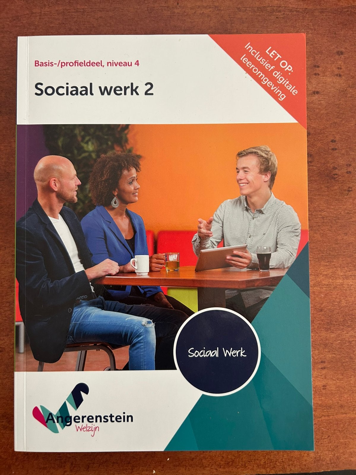 Schoolboek Sociaal Werk 2 niveau 4, Ophalen, Zo goed als nieuw, Overige niveaus