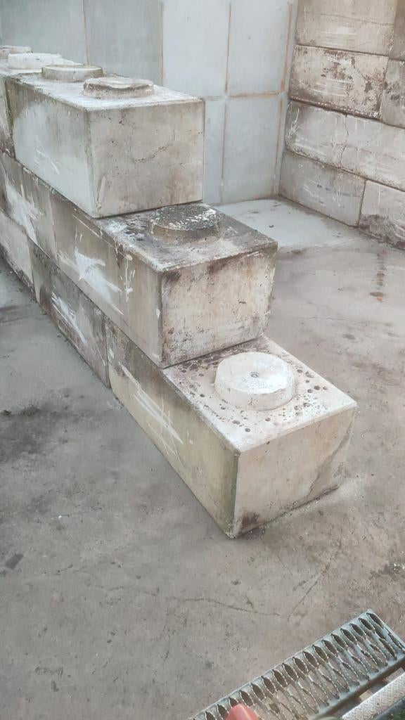 Megablokken 160x80x60. A keuze.  Gratis bezorging., Tuin en Terras, Ophalen of Verzenden, Gebruikt, Beton, Overige typen