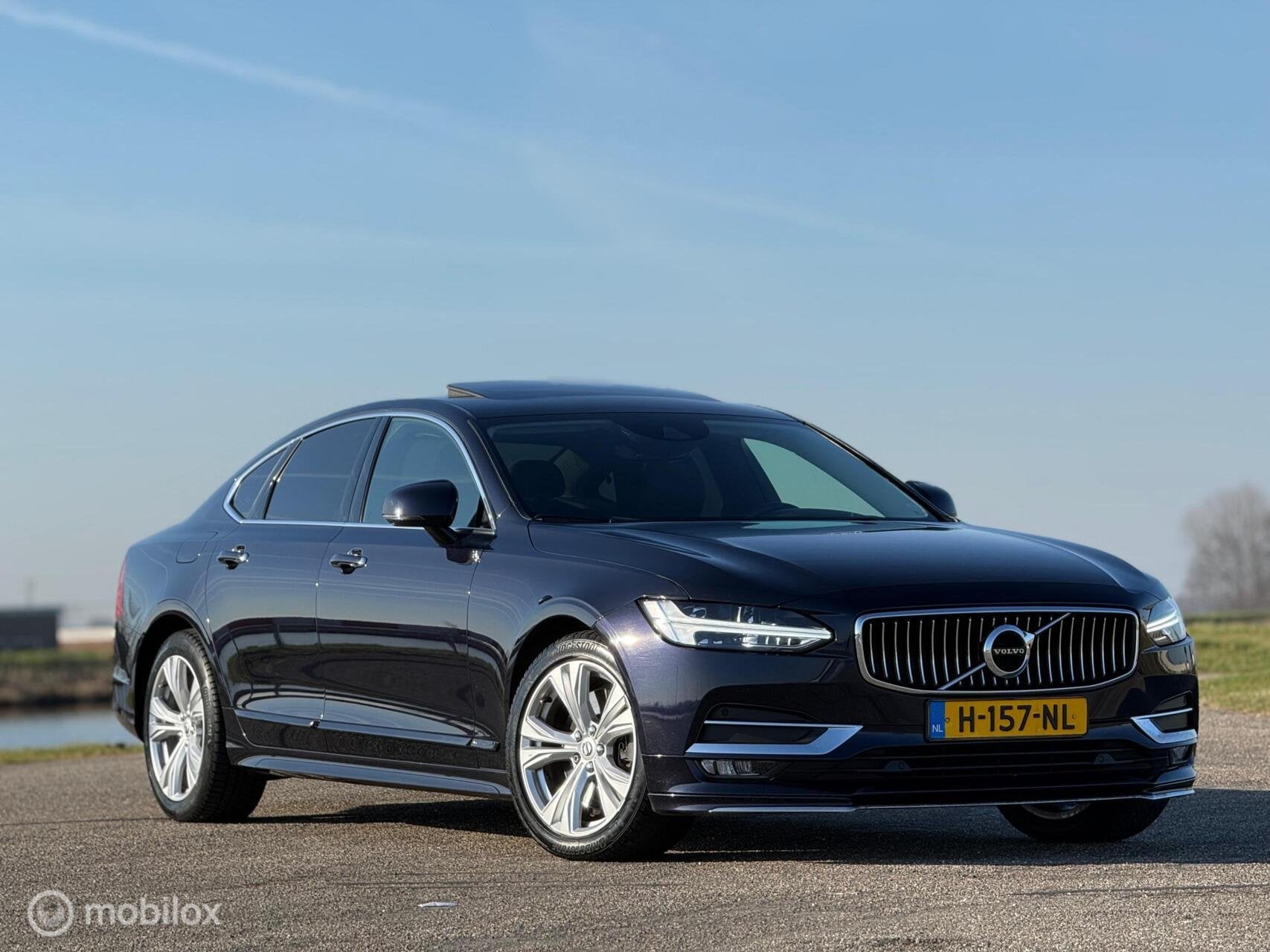Volvo S90 2.0 T4 Inscription,Nieuwstaat Dealer onderhouden!, Auto's, 15 km/l, Euro 6, 1969 cc, Blauw