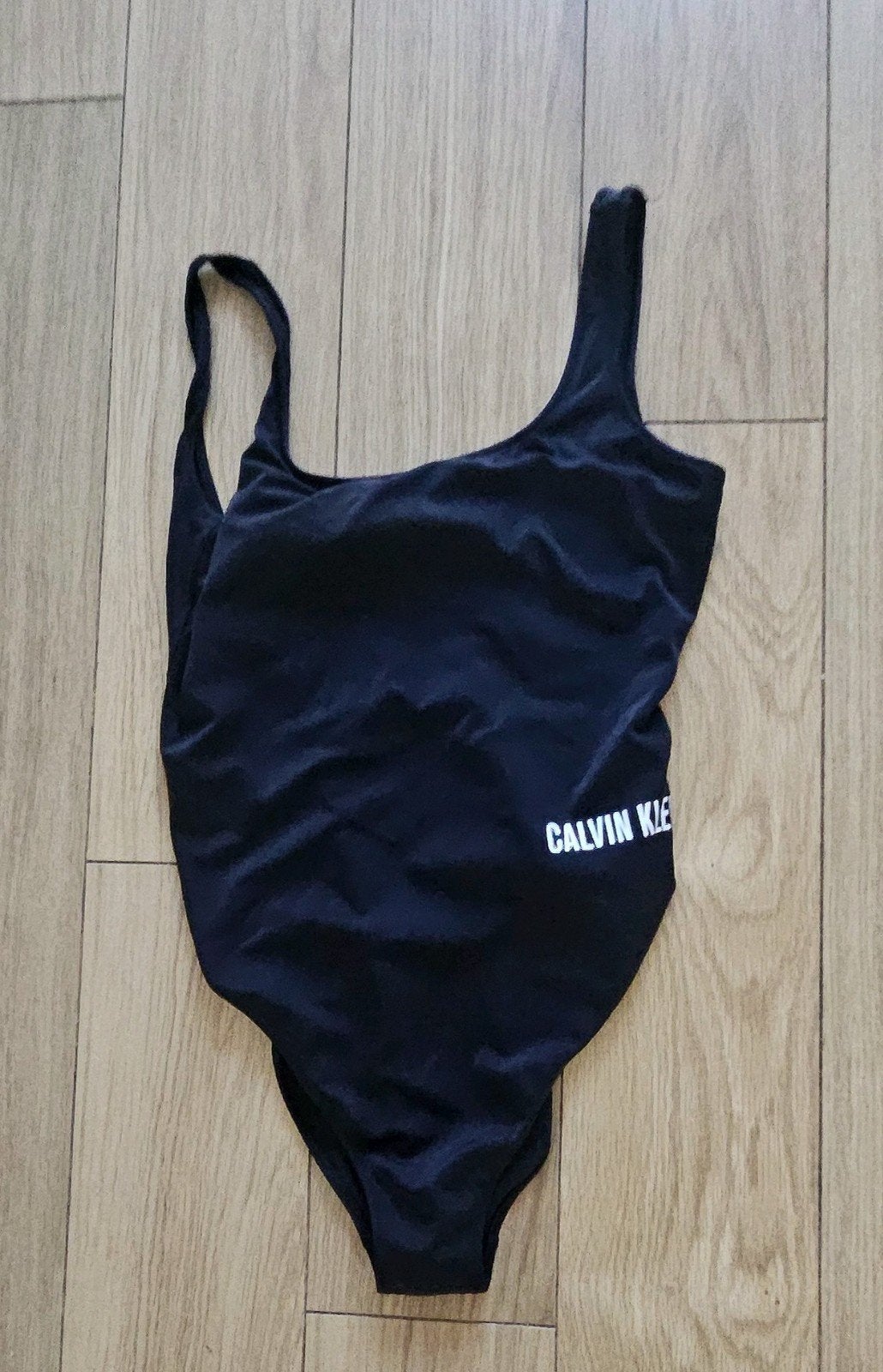 Calvin Klein zwart badpak, Zwart, Badpak, Ophalen of Verzenden, Zo goed als nieuw