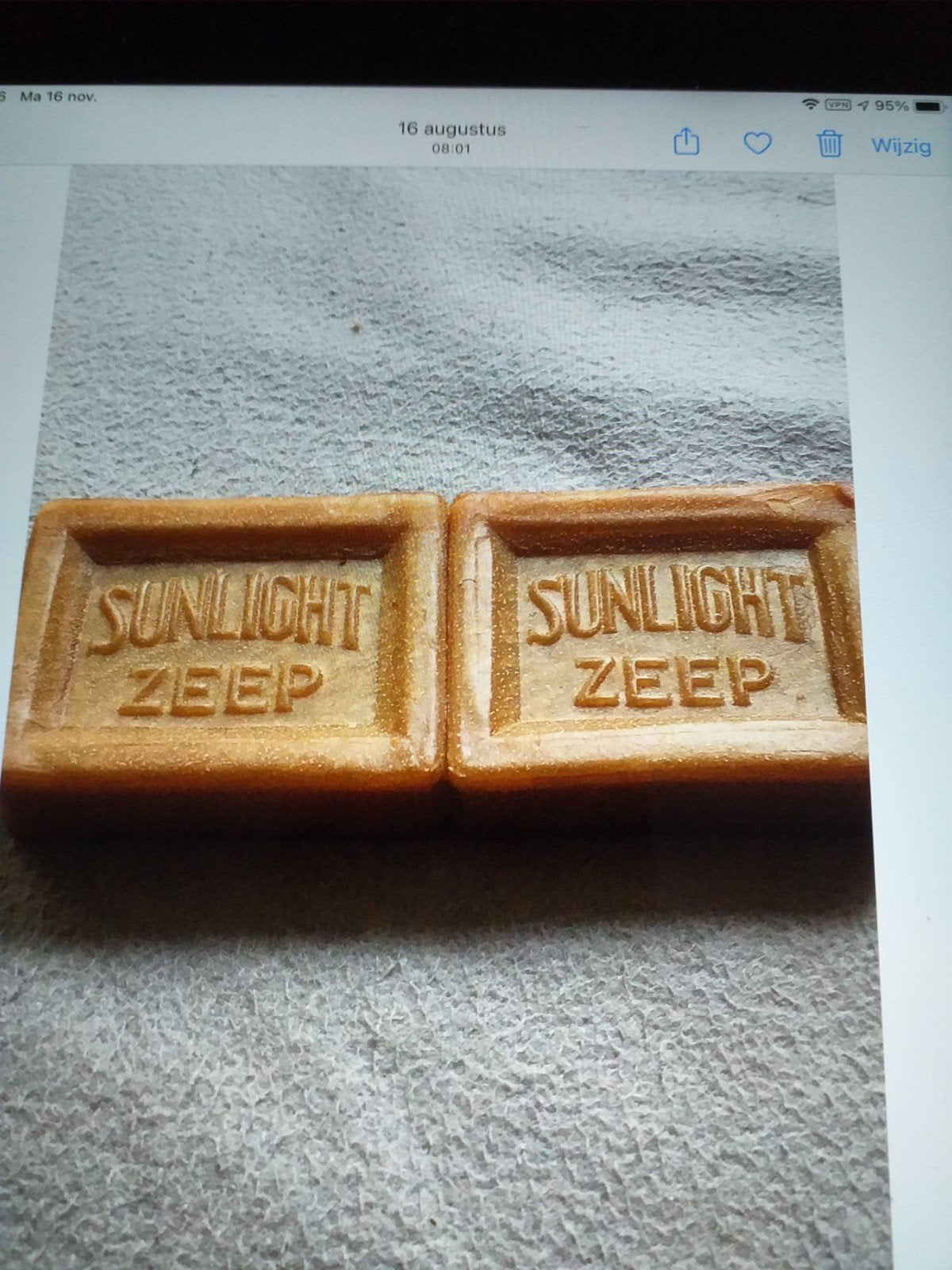Sunligt zeep, Ophalen, Zo goed als nieuw, Bad & Douche