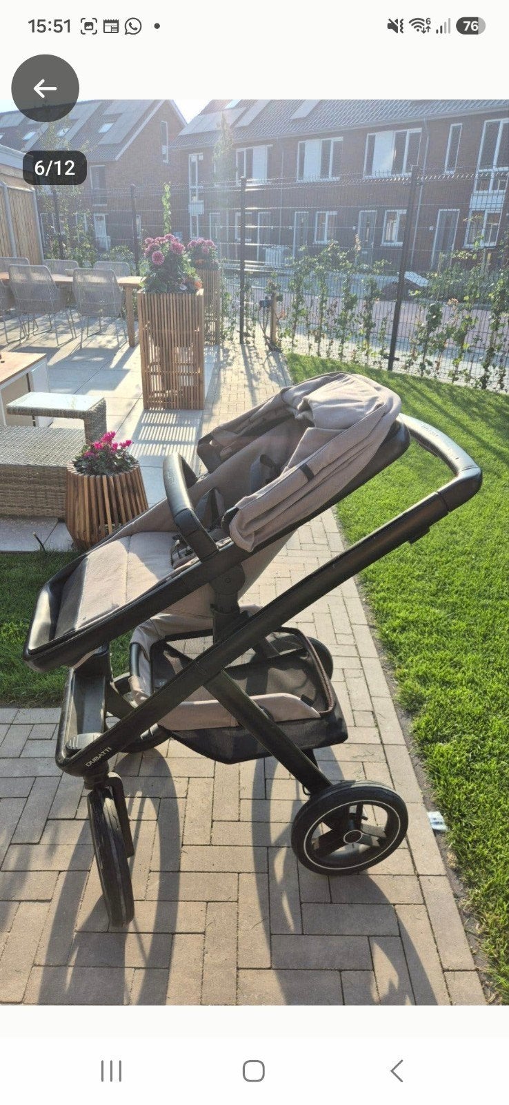 kinderwagen luxe (dubatti), Ophalen