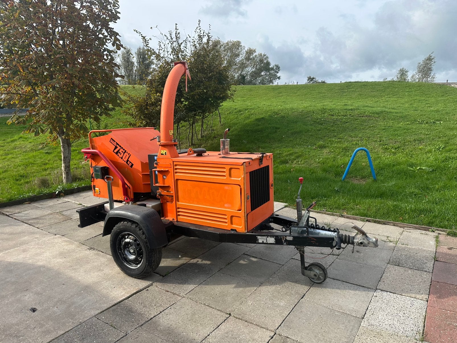 Timberwolf TW230 DHB hout takken versnipperaar diesel, Tuin en Terras, Ophalen, Gebruikt, Benzine