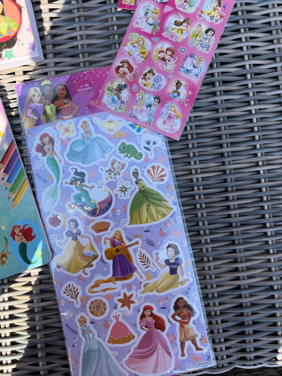 Disney Princess kleurboek/mandala- en Stickerpakket, Ophalen of Verzenden, Nieuw, Knutselen