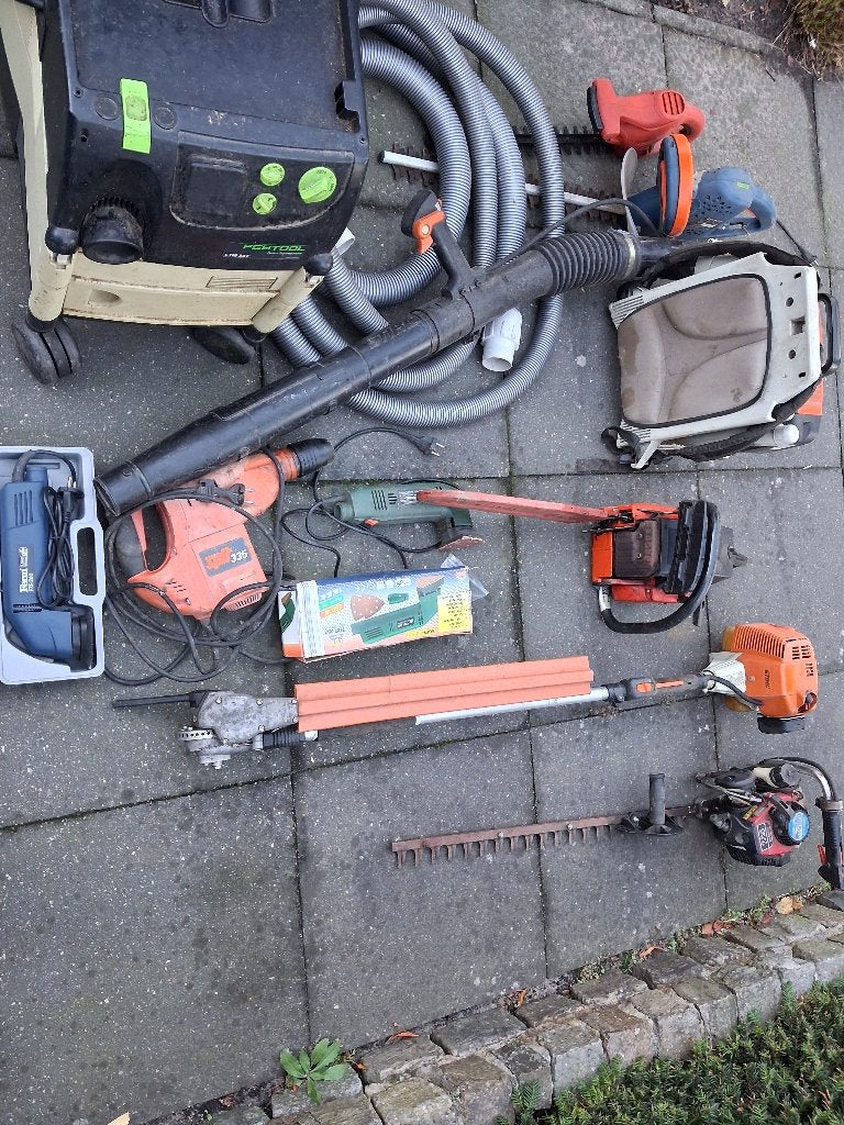 Partij gereedschap stihl festool, Ophalen of Verzenden, Gebruikt
