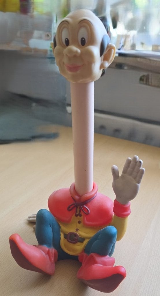 Efteling LANGNEK spaarpot, Verzamelen, Ophalen of Verzenden, Gebruikt, Beeldje of Poppetje