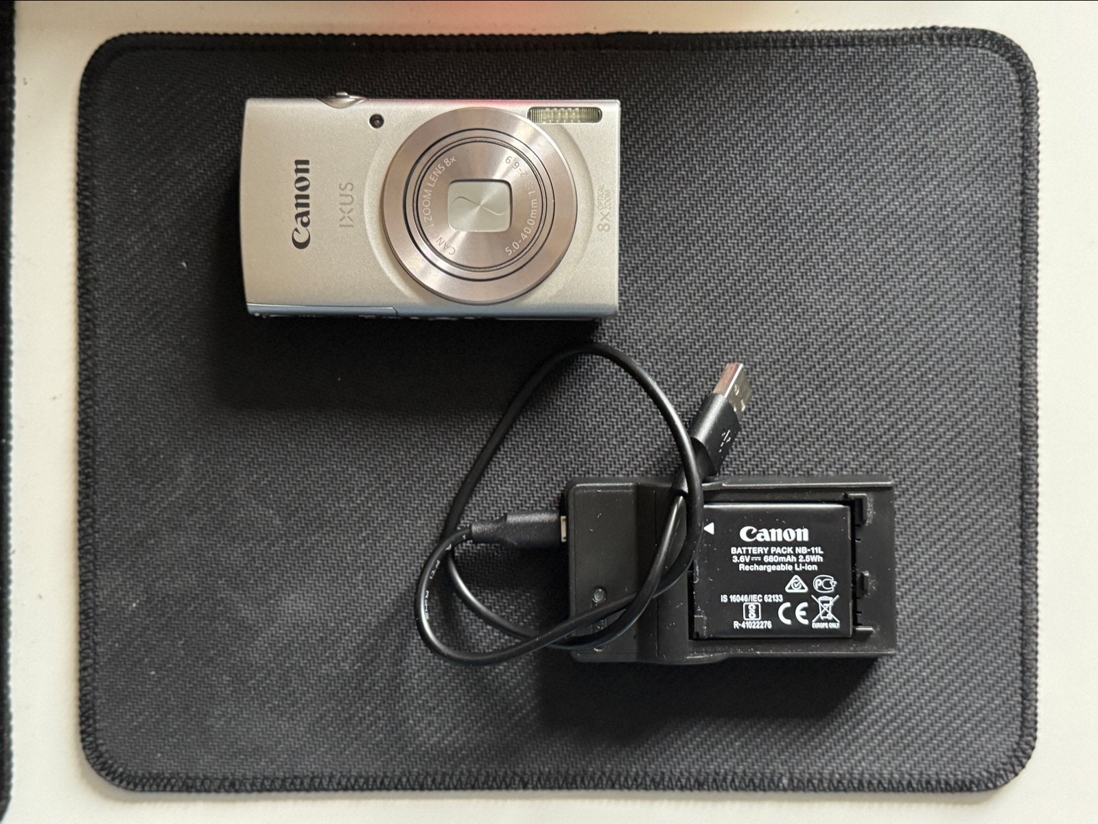 Canon IXUS 185 Compact Camera met Oplader en Hoesje, Canon, Compact, Zo goed als nieuw, 8 keer of meer