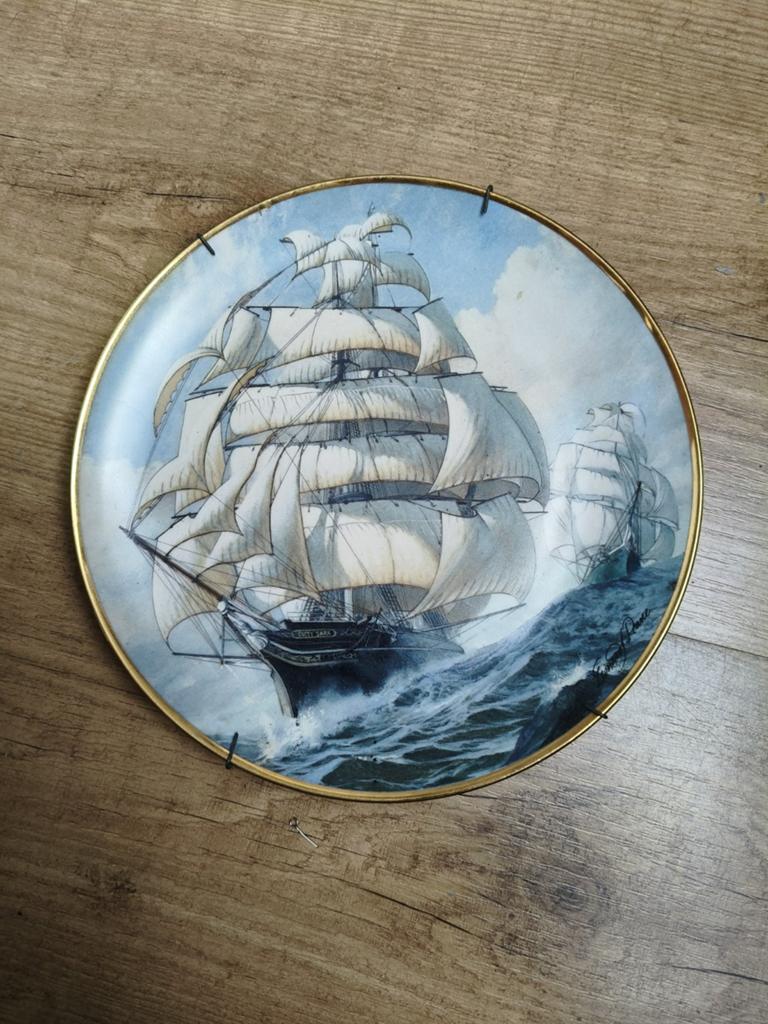 Franklin Mint 'Venture on the High Seas' decoratiebord, Ophalen of Verzenden