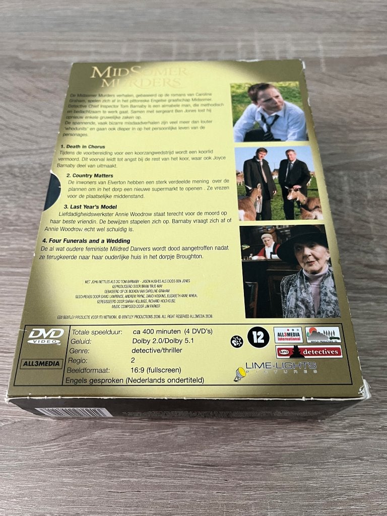 Dvd's Midsomer Murders - Seizoen 9 - Deel 2, Vanaf 12 jaar, Ophalen of Verzenden, Gebruikt, Thriller