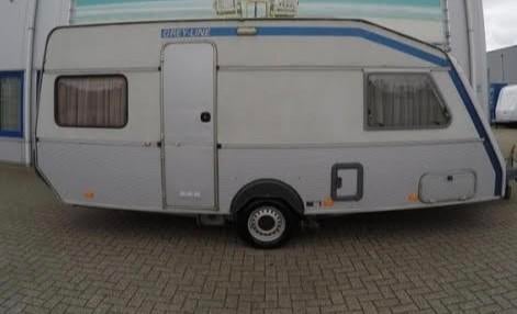 Kip Greyline KG50 caravan met mover en fietsendrager, Ophalen of Verzenden