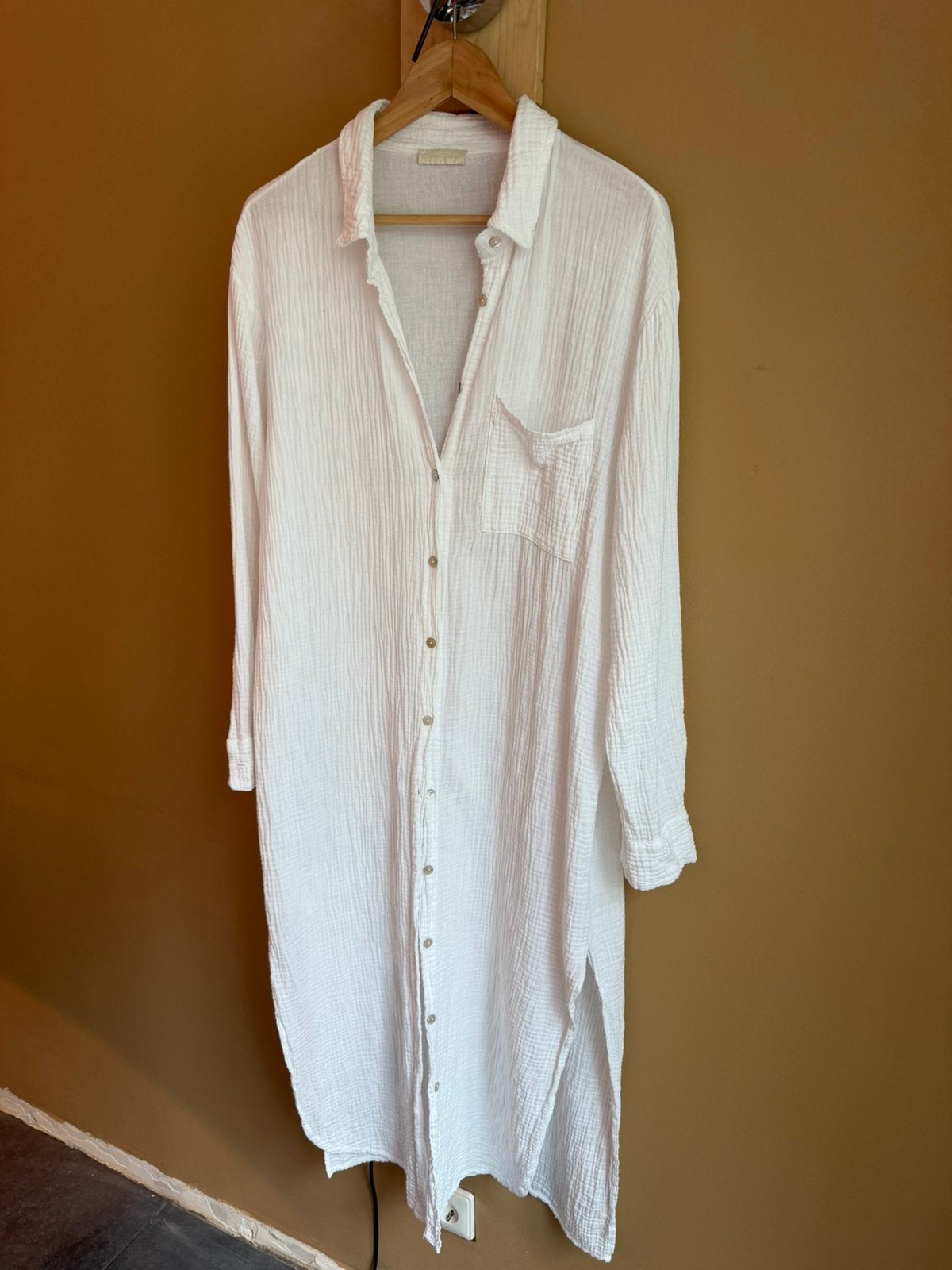 Sam Friday all linnen dress, Ophalen of Verzenden, Zo goed als nieuw, Maat 36 (S), Wit
