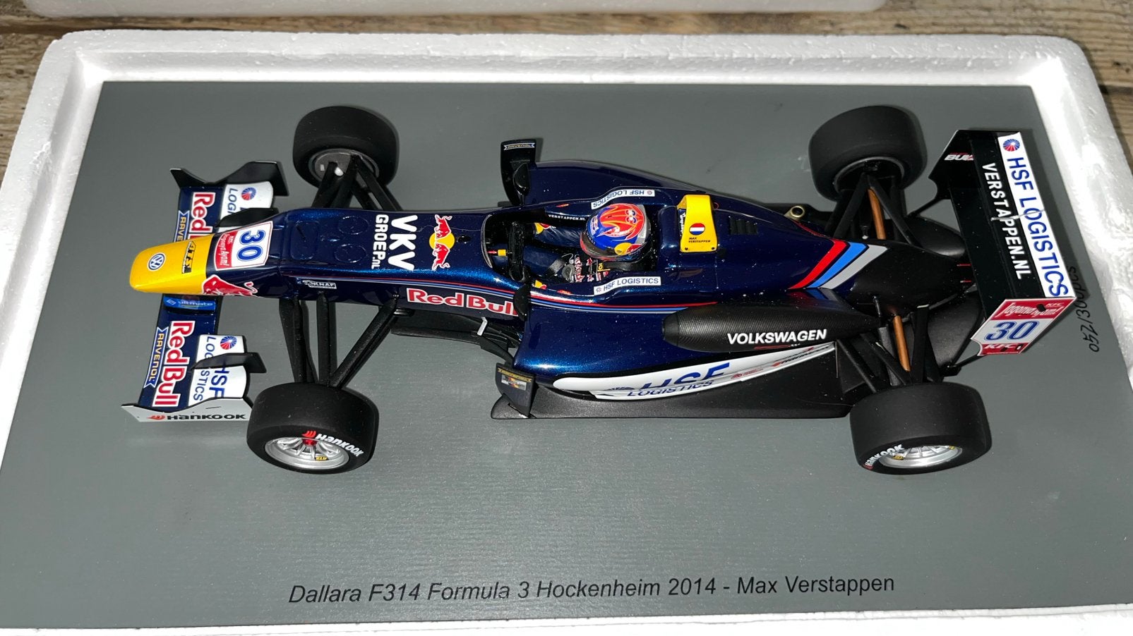 Dallara F314 Max Verstappen F3 2014, Ophalen of Verzenden, Zo goed als nieuw, MiniChamps