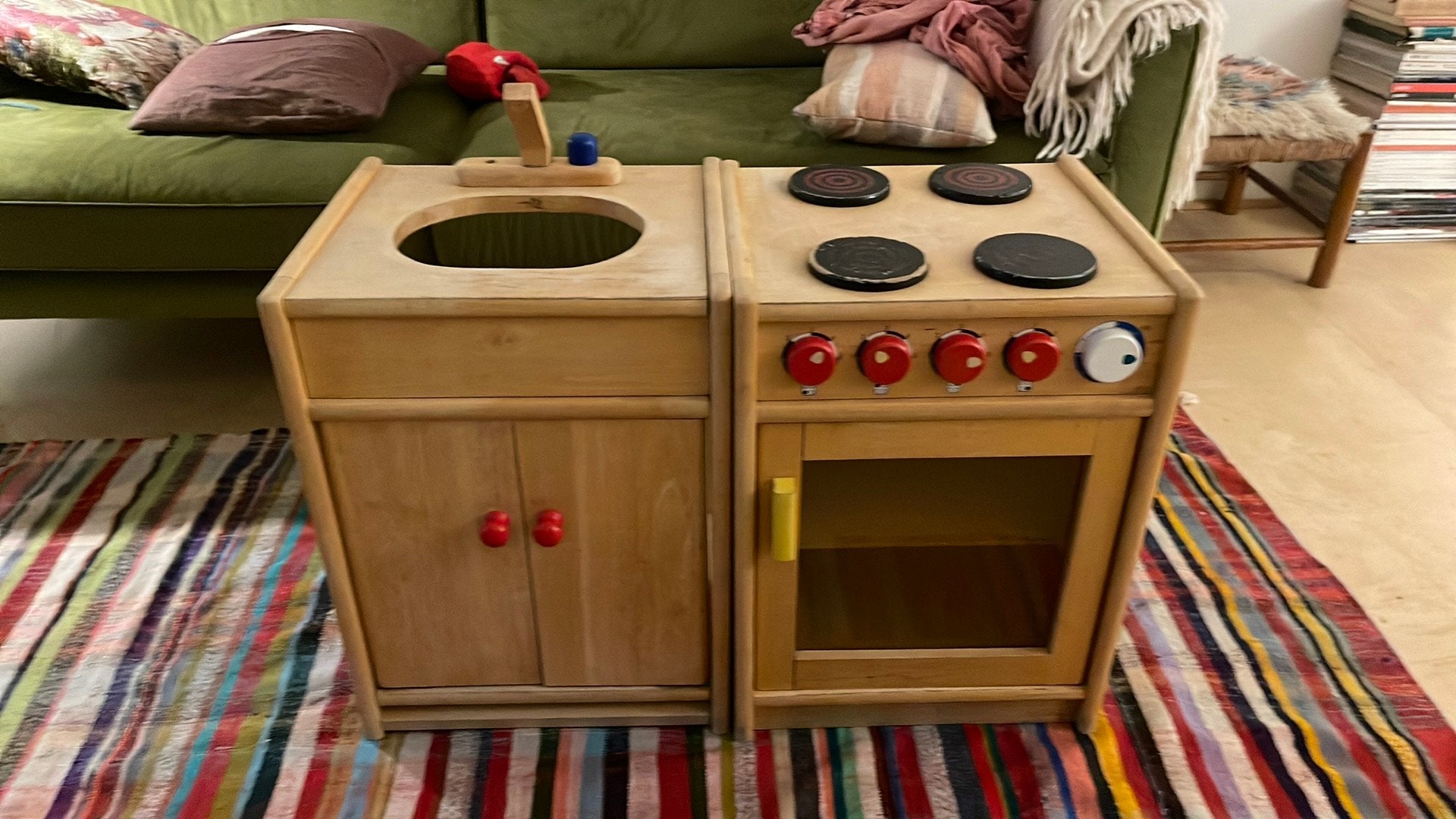Kinderkeukentje van hout, Ophalen, Gebruikt, Hout