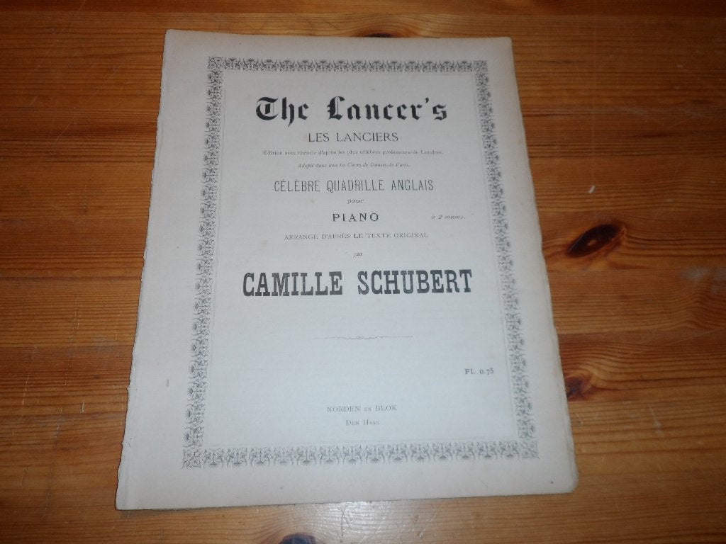 Camille schubert, Gebruikt, Ophalen of Verzenden, Artiest of Componist, Piano
