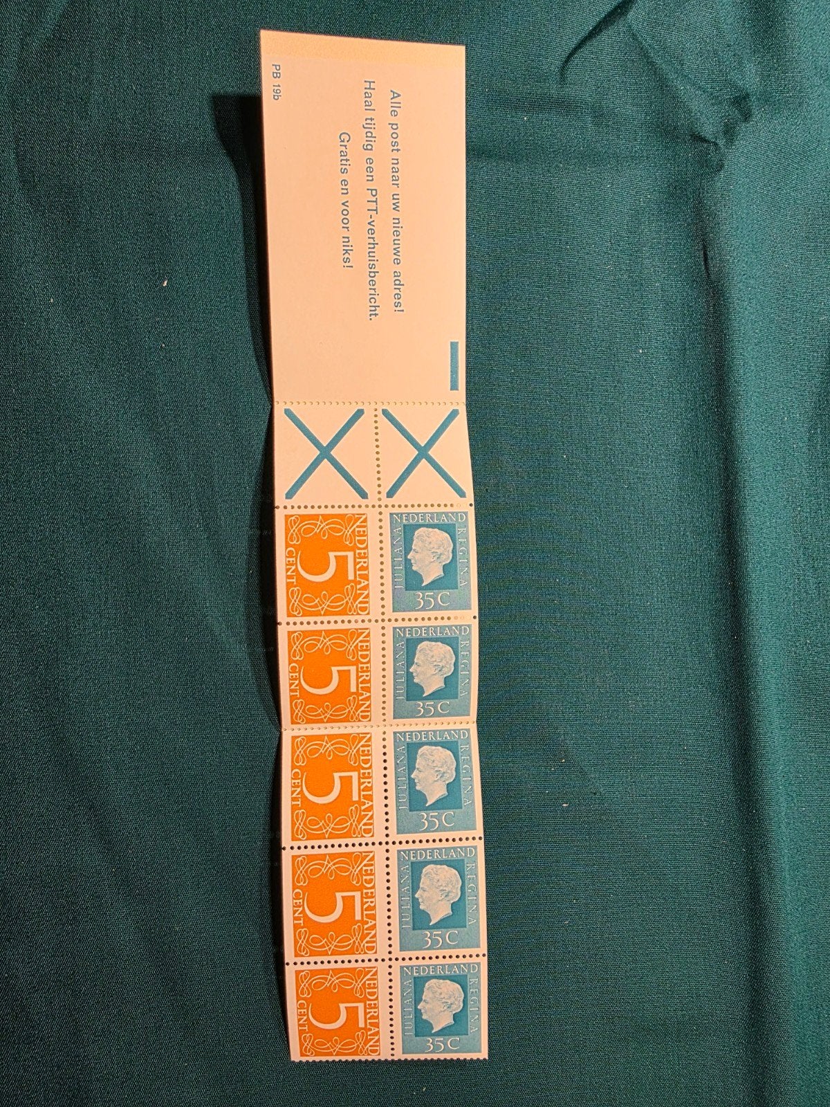 Nederlandse postzegels: 5 cent en 35 cent Juliana, Ophalen of Verzenden, Na 1940, Postfris