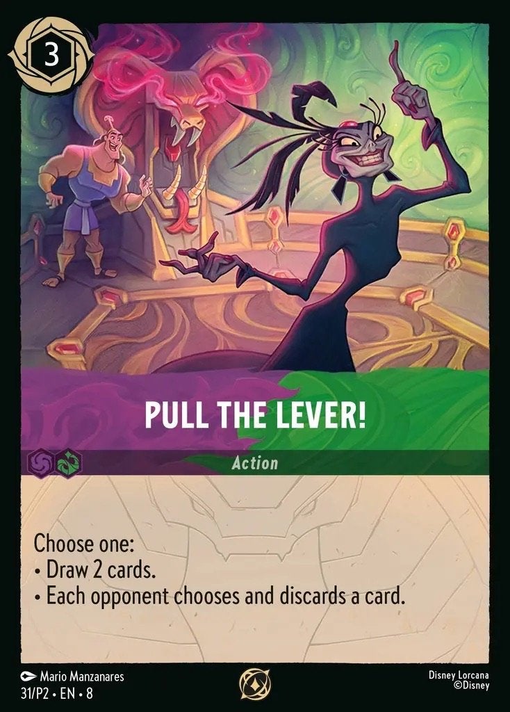 Disney Lorcana - Reign of Jafar - 31/P2 - Pull The Lever!, Ophalen of Verzenden, Nieuw, Losse kaart, Foil