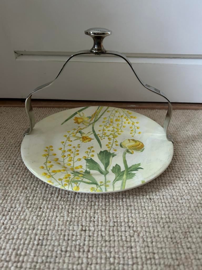 Verzilverde beugel voor een bord, Ophalen of Verzenden, Nieuw