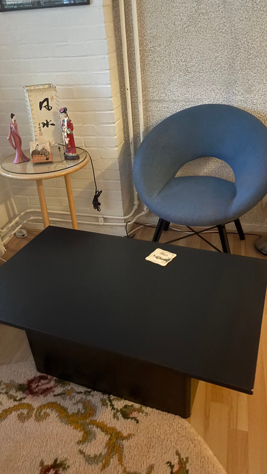 Tafel en 2 stoelen, Ophalen, Gebruikt, 50 tot 100 cm, 50 tot 100 cm