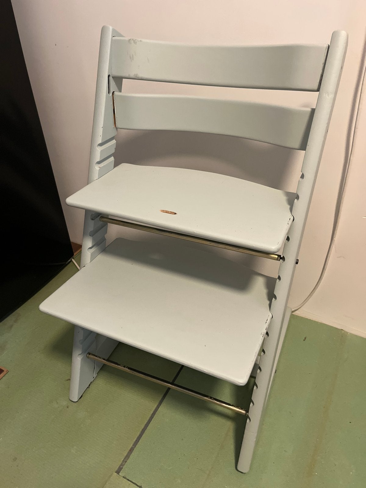 Stokke Tripp Trapp meegroeistoel - lichtgroen, Ophalen, Gebruikt, Meegroeistoel, Aanschuifbaar