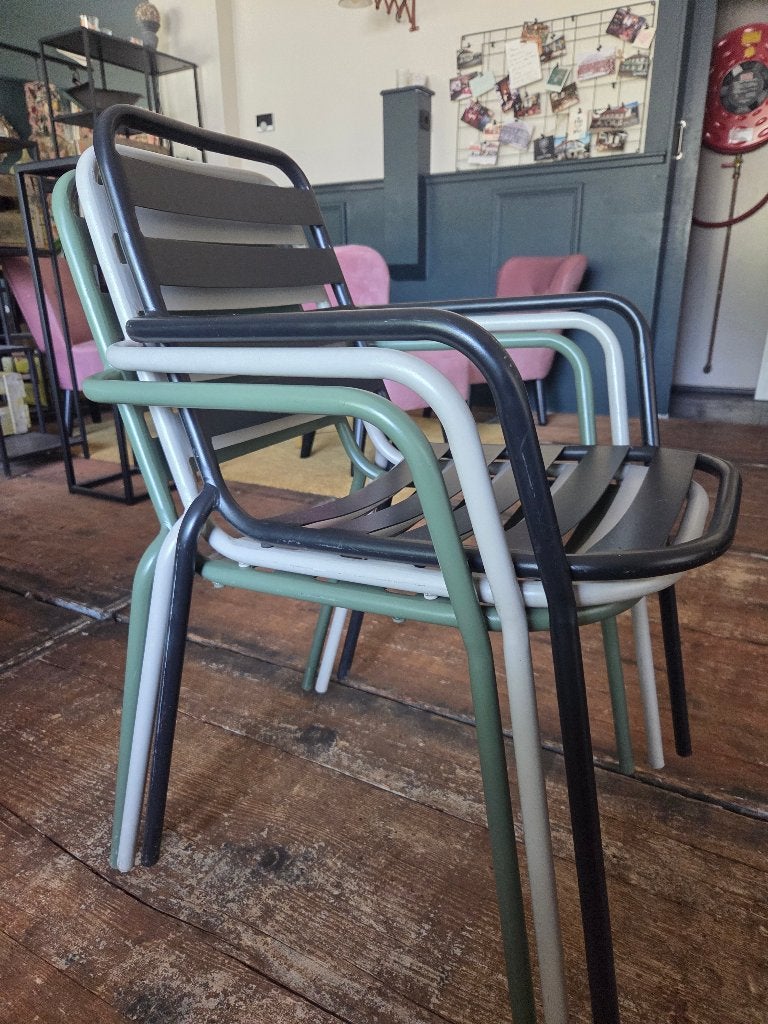 terrasstoelen, Ophalen, Gebruikt, Metaal