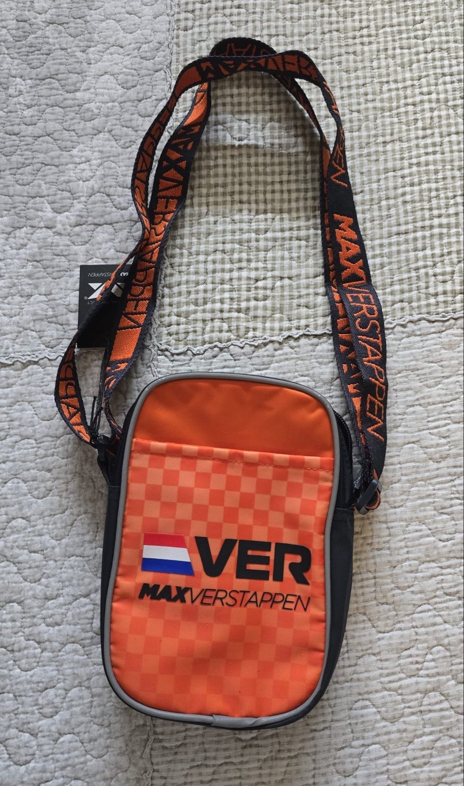 Max Verstappen Schoudertasje - Nieuw en Officieel, Ophalen, Nieuw, Oranje, Overige merken