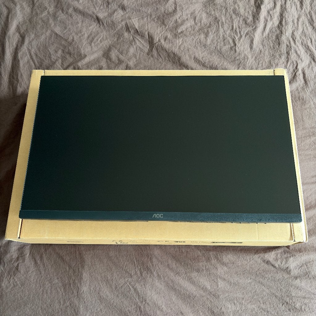 AOC 27" QHD Monitor 1440p (incl. alle toebehoren), Computers en Software, 3 tot 5 ms, Zo goed als nieuw, DisplayPort, 61 t/m 100 Hz