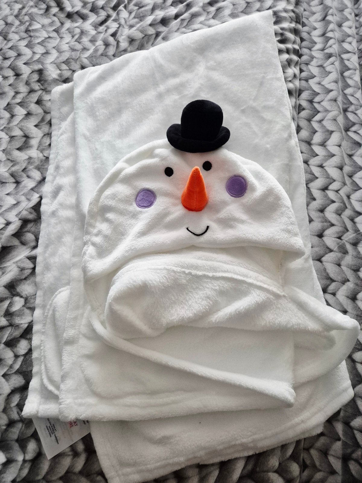 Fleece sneeuwpop deken hema nieuw, Huis en Inrichting, Ophalen of Verzenden, Zo goed als nieuw