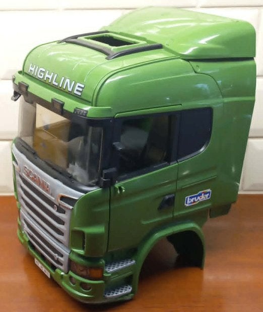 Bruder Scania Highline cabine groen, Ophalen of Verzenden, Gebruikt