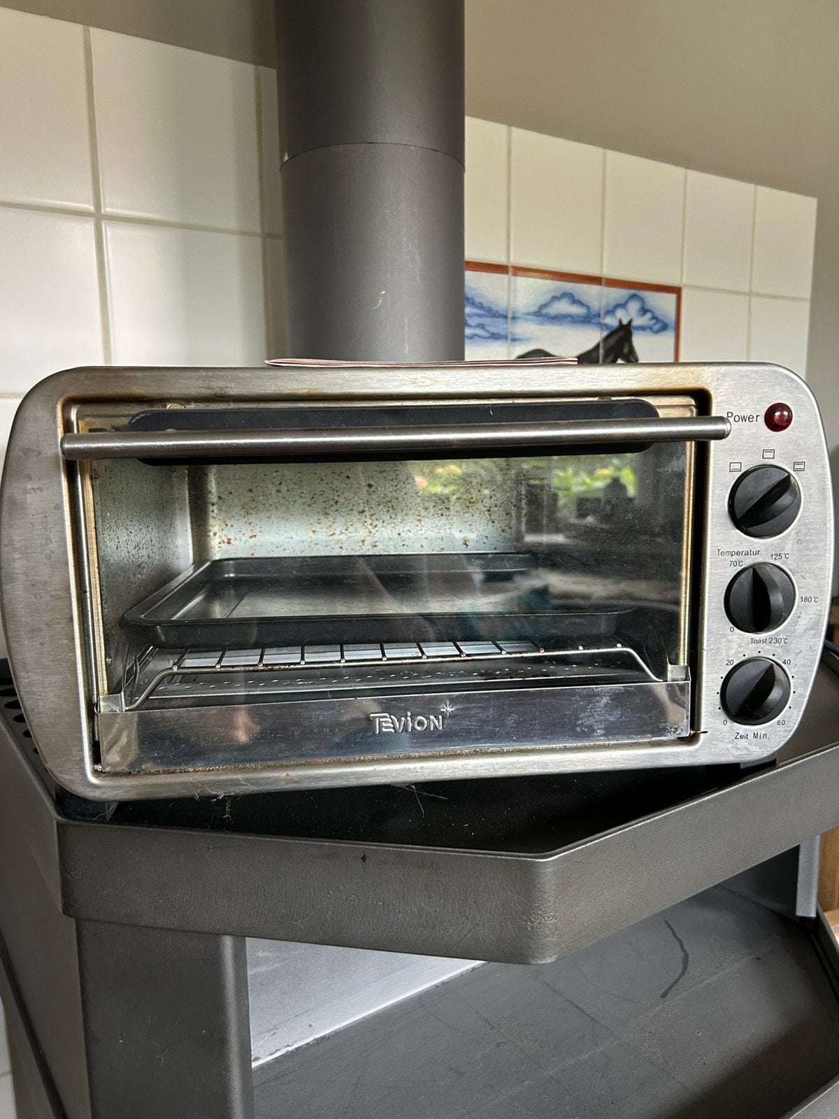 Te koop mini bak oven, Ophalen, Minder dan 45 cm, Mini-oven, Gebruikt