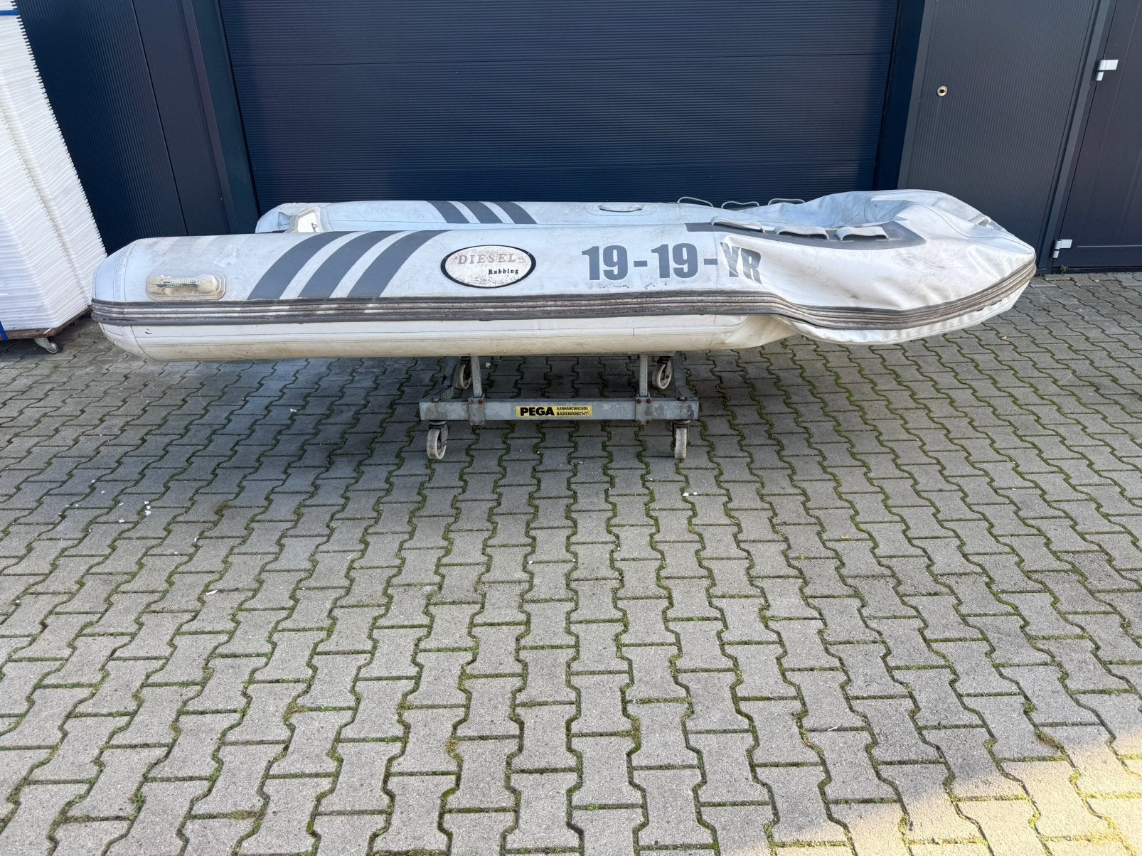 Opknapper Diesel rubbing rib rubberboot hypalon 3 meter, Watersport en Boten, Ophalen, Gebruikt, Motorboot, Diesel rubbing