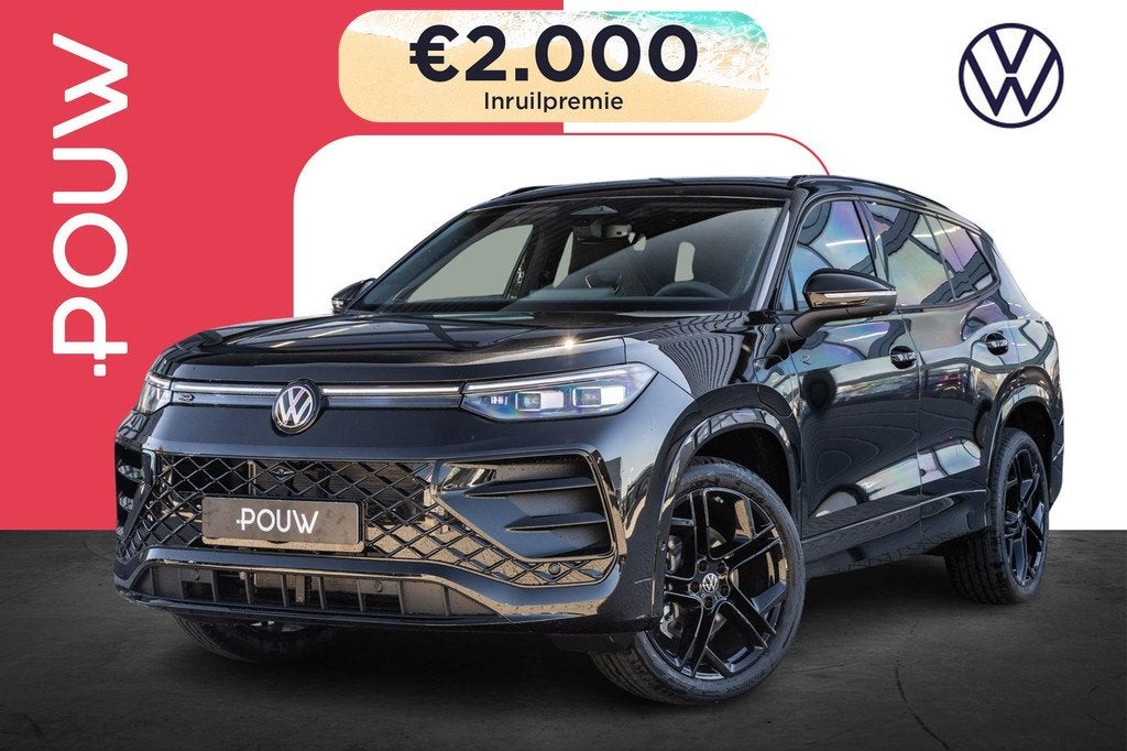 Volkswagen Tayron 1.5 eHybrid 204pk R-Line Edition | Black S, Auto's, Volkswagen, Bedrijf, Te koop, Tayron, 360° camera, ABS, Adaptieve lichten