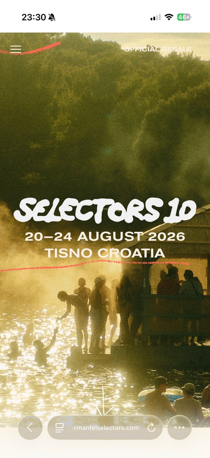 Dekmantel selectors ticket, Eén persoon, Ticket of Toegangskaart