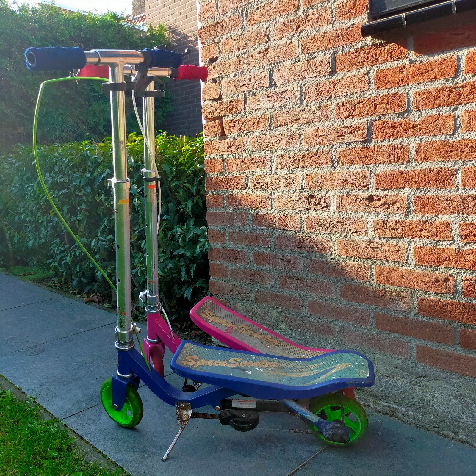 Space Scooter X590 - Blauw/Roze Step, Fietsen en Brommers, Ophalen of Verzenden, Gebruikt, Gewone step, Space Scooter