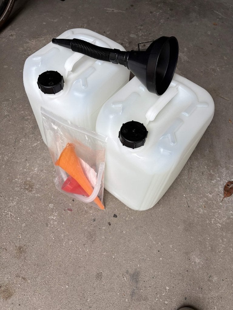 20L HDPE jerrycans – geschikt voor Benzine, Auto diversen, Ophalen, Gebruikt