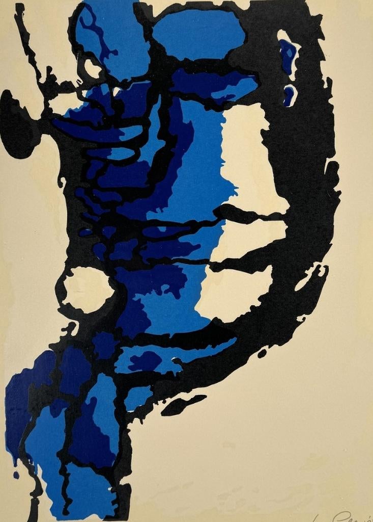 1117. Linosnede door Ted Felen - "Sjma Israël", 2001