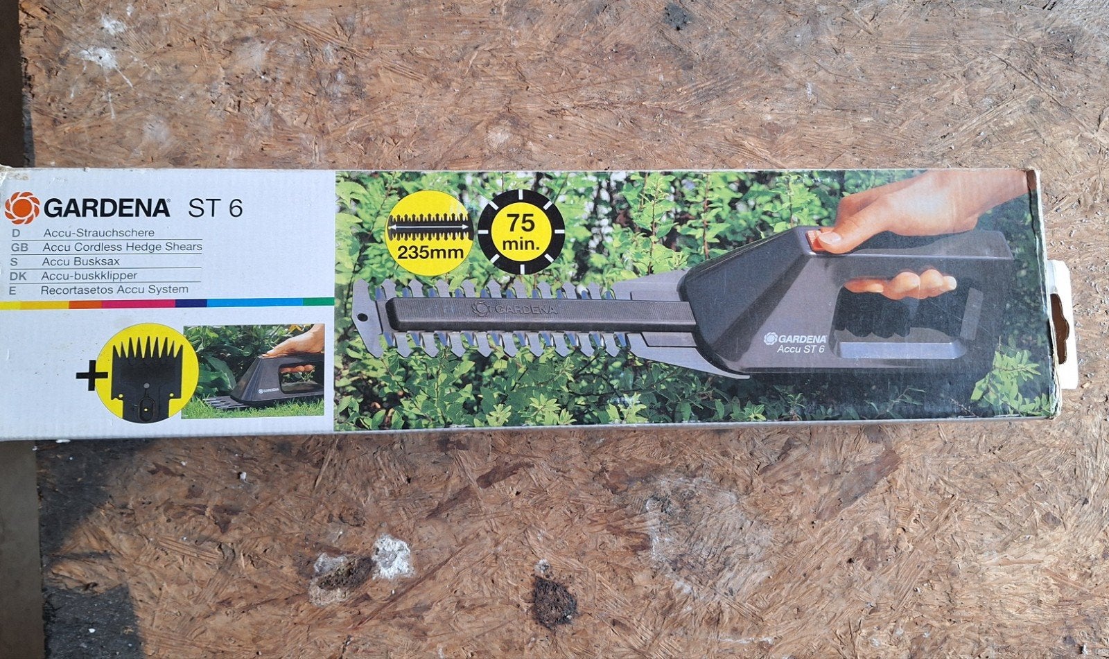 Gardena ST 6 Accu Heggenschaar - Compact en Draadloos, Ophalen of Verzenden, Zo goed als nieuw, Accu, Gardena