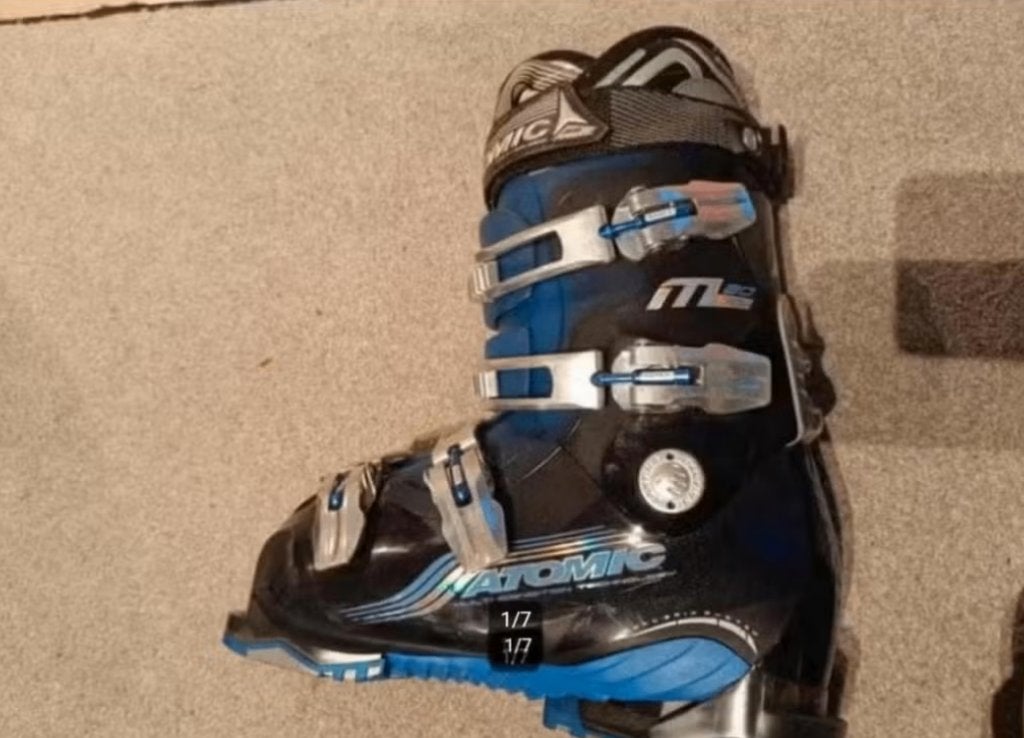 Atomic m tech 80 skischoenen (waarschijnlijk maat 40 ), Sport en Fitness, Skiën en Langlaufen, 160 tot 180 cm, Gebruikt, Schoenen