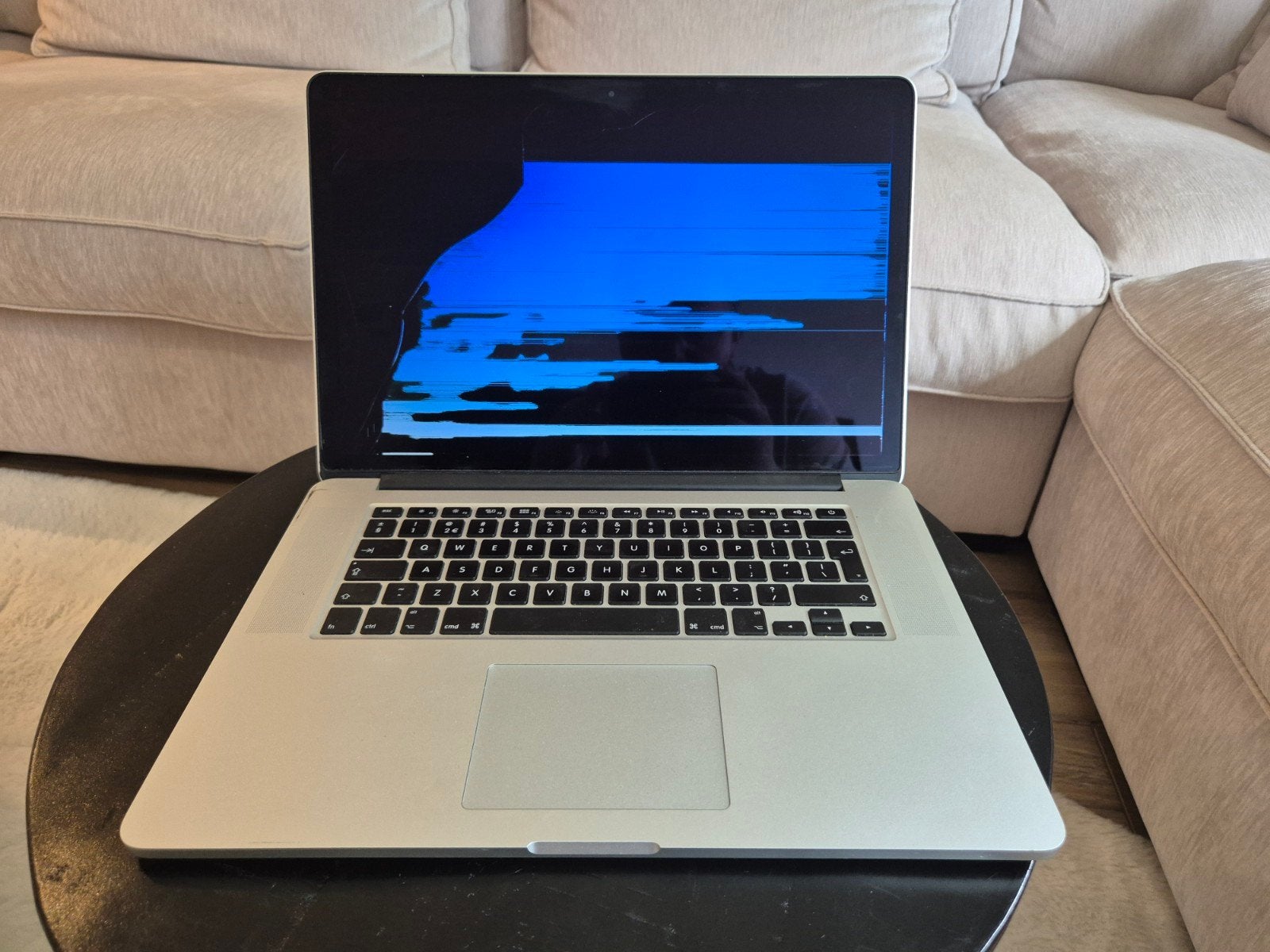 MacBook Pro Retina 15" Mid2014–i7/16GB/256GB -Scherm defect, Computers en Software, Apple Macbooks, Ophalen, 15 inch, MacBook Pro