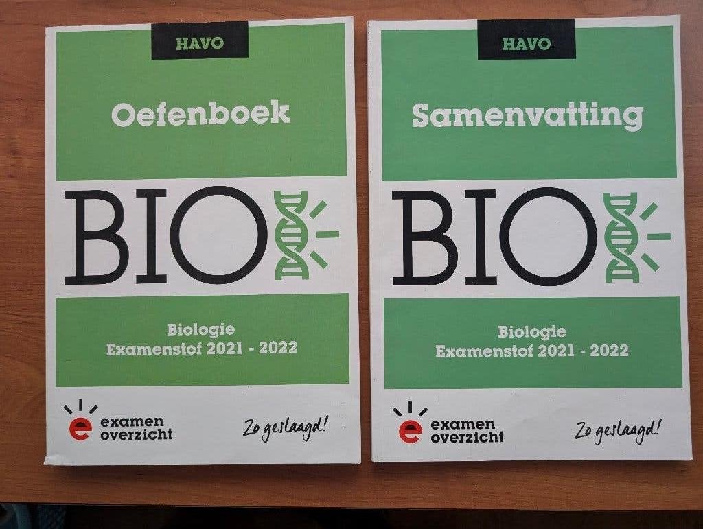 HAVO Biologie Oefenboek en Samenvatting, Boeken, Schoolboeken, Ophalen of Verzenden, Zo goed als nieuw, HAVO, Biologie