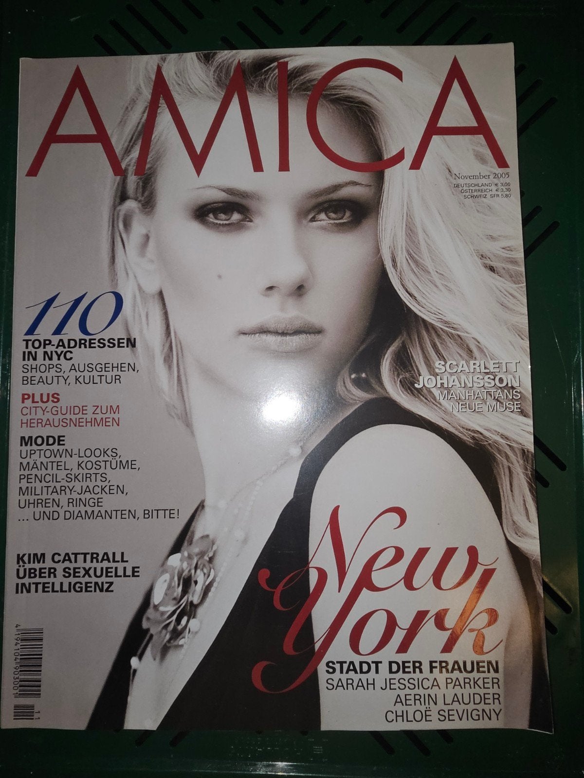 AMICA Magazine November 2005 - Scarlett Johansson Cover, Ophalen of Verzenden, Gelezen, Glossy