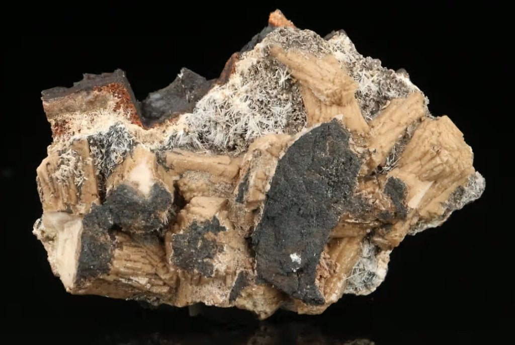 OLMIIET + BULTFONTEINIET uit de N'Chwaning II mijn., Ophalen of Verzenden, Mineraal