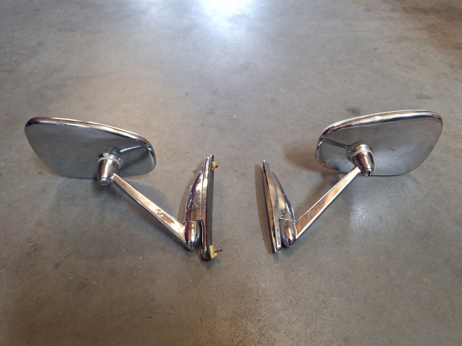 Universele chrome oldtimer spiegels, Auto-onderdelen, Ophalen of Verzenden, Gebruikt, Triumph