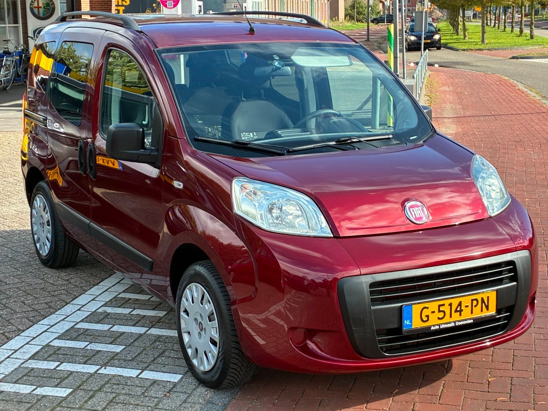Fiat Qubo 1.4 Easy/ AIRCO/DAKRAIL/ ZEER NETTE STAAT, Auto's, Voorwielaandrijving, Stof, Euro 6, 4 cilinders