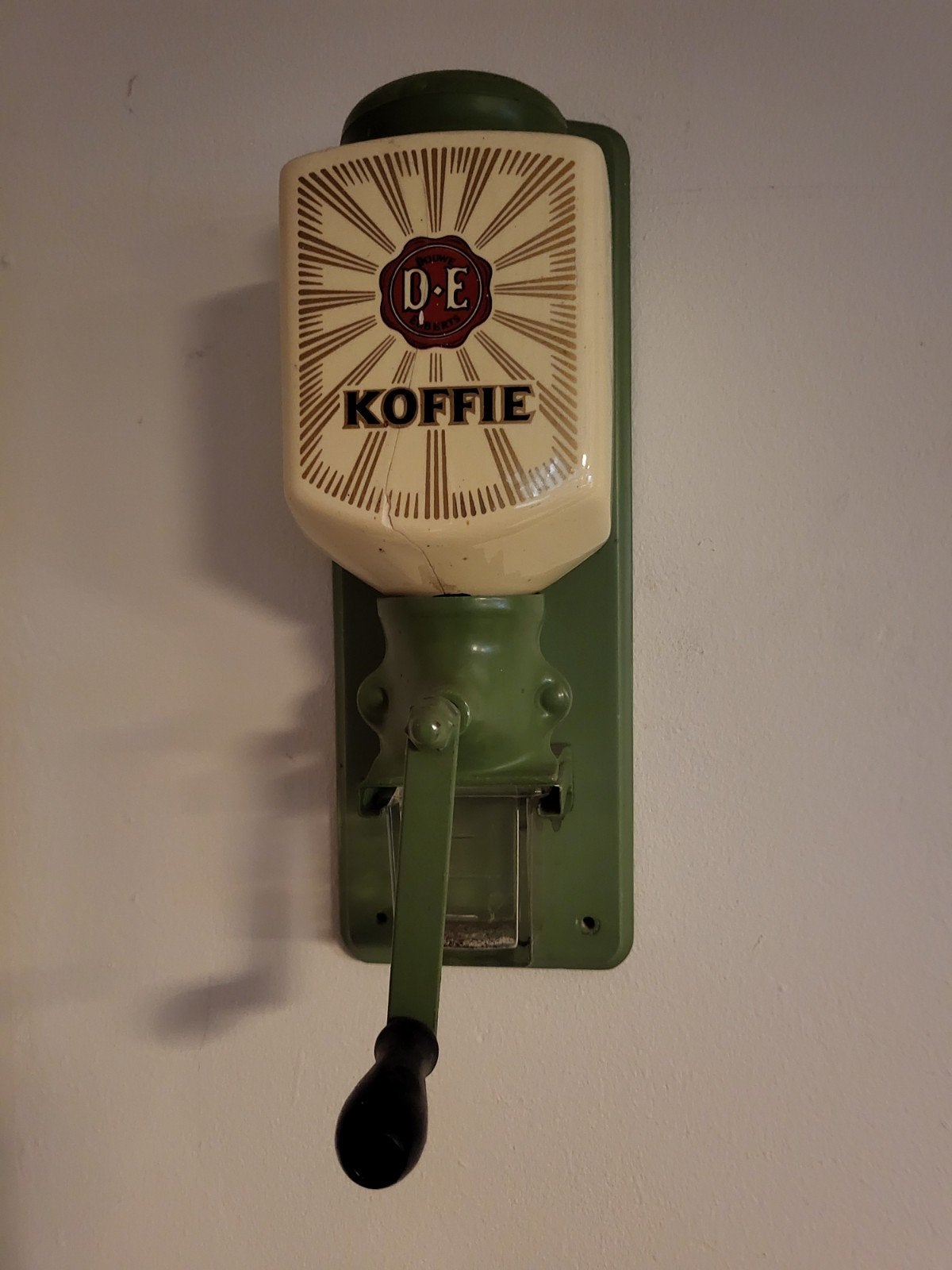 Vintage Douwe Egberts Koffiemolen - Wandmodel, Ophalen of Verzenden