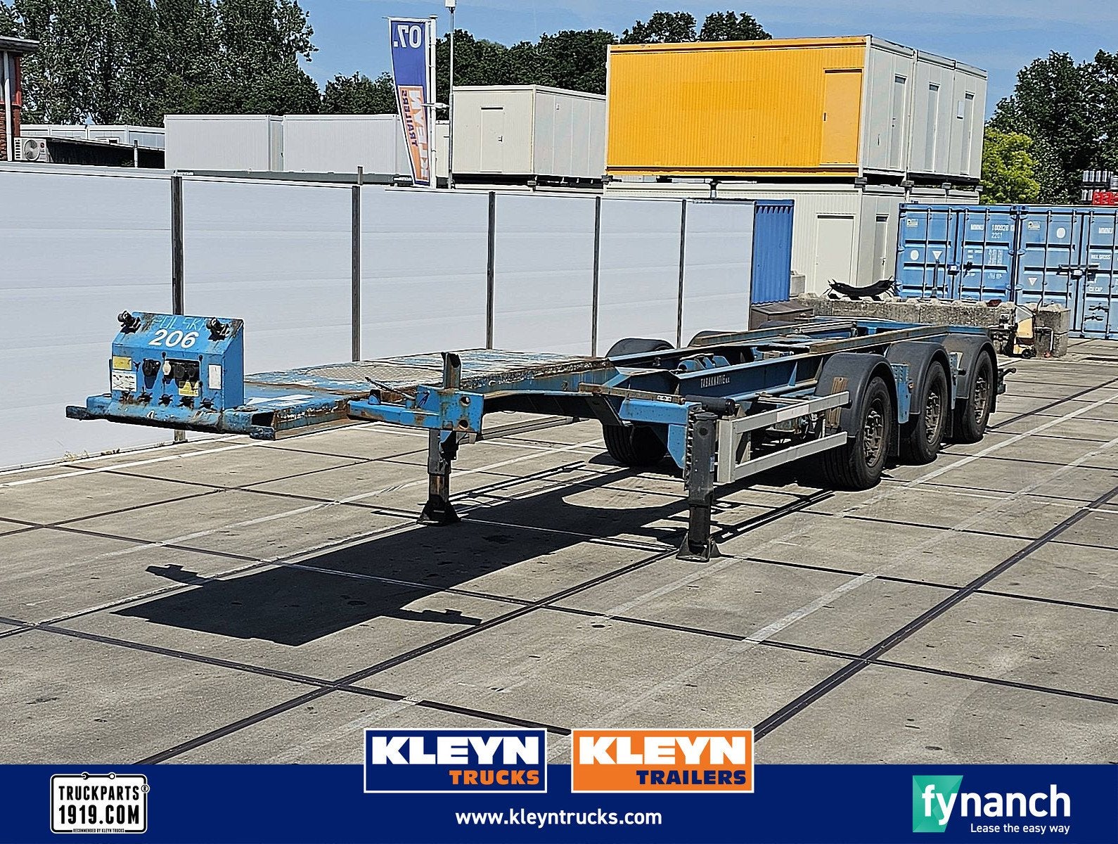 RENDERS CHASSIS PORTMASTER, Auto's, Vrachtwagens, Overige kleuren, Bedrijf, Aanhangers en Opleggers, Te koop